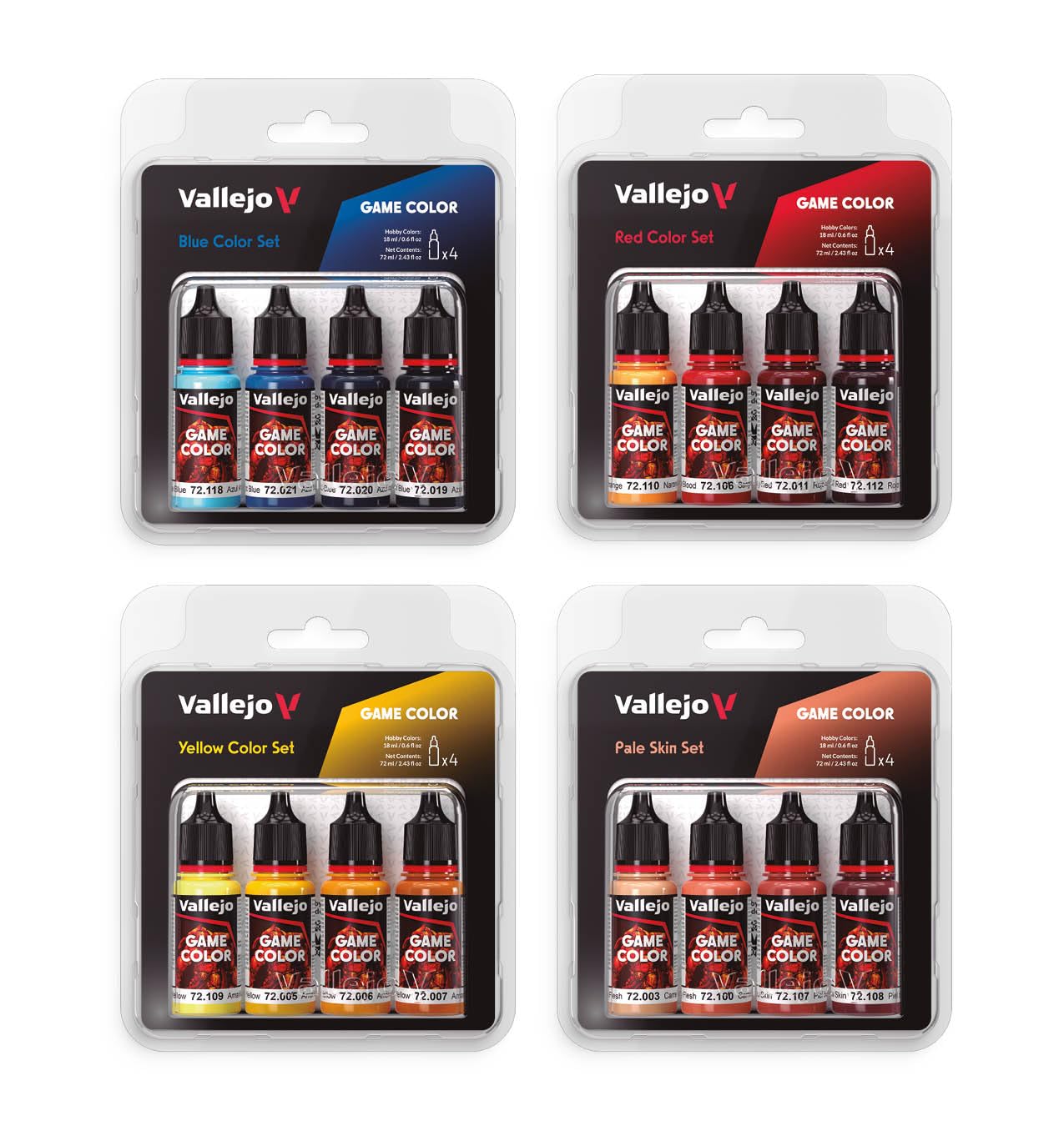 Amazon.com: Vallejo - Purple Color Set | Game Color | Contains 4